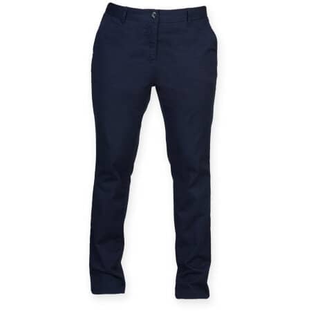 Front Row Ladies` Stretch Chino Trousers 
