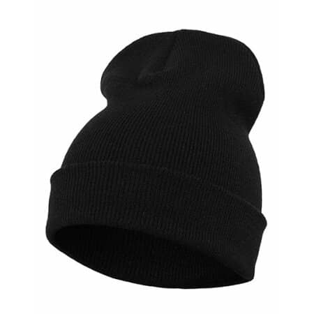 FLEXFIT Heavyweight Long Beanie Black