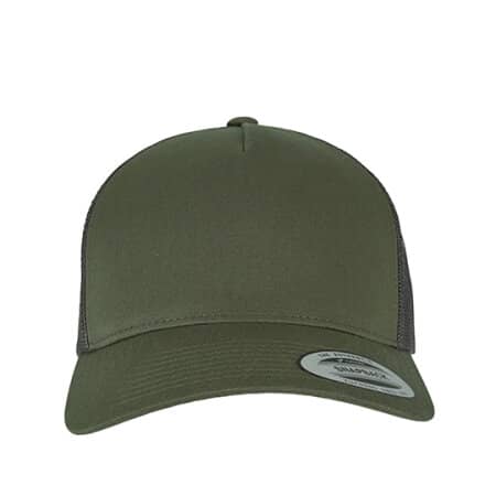 FLEXFIT 5-Panel Retro Trucker Cap Chocolate Chip|Greyish Brown