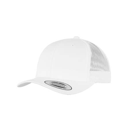 FLEXFIT Retro Trucker White