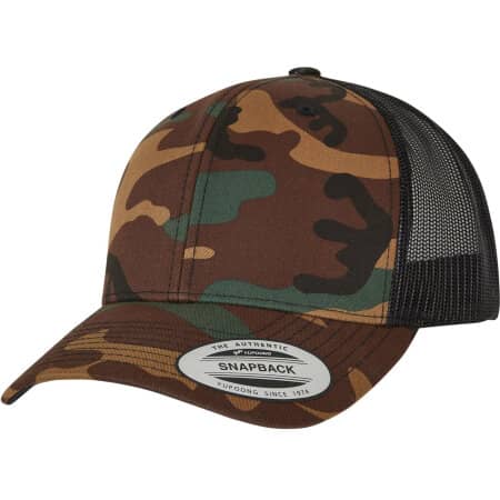 FLEXFIT Retro Trucker Camo Cap 