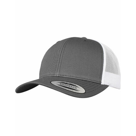 FLEXFIT Retro Trucker 2-Tone Dark Grey|White