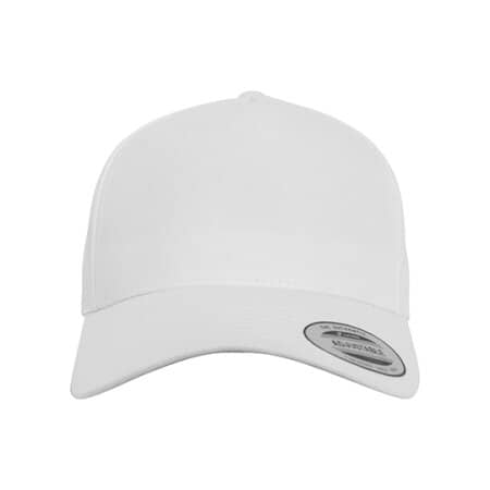 FLEXFIT 5-Panel Curved Classic Snapback White