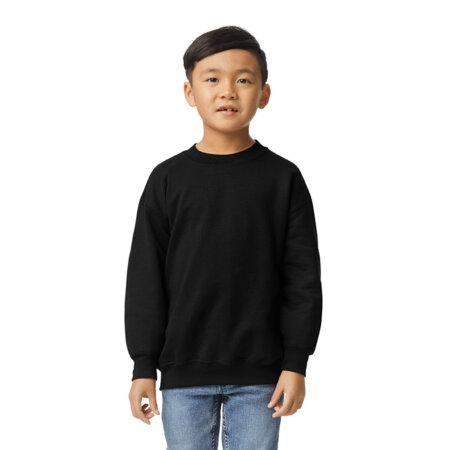 Gildan Heavy Blend Youth Crewneck Sweatshirt Black