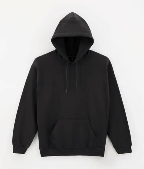 Hoodies in Black: Heavy Blend Hooded Sweatshirt G18500 von Gildan