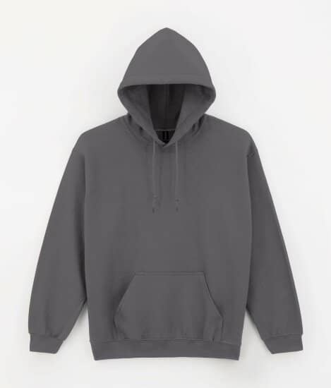 Hoodies in Charcoal (Solid): Heavy Blend Hooded Sweatshirt G18500 von Gildan