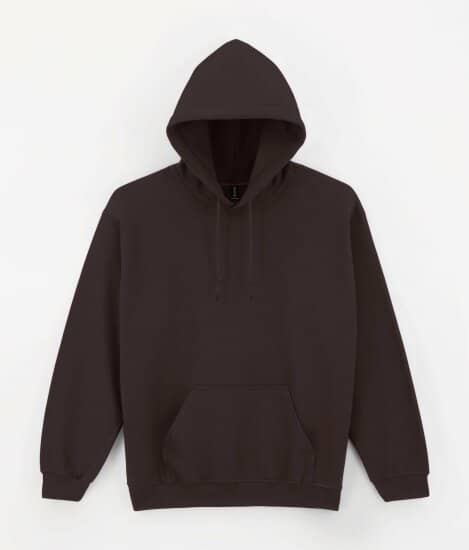 Hoodies in Dark Chocolate: Heavy Blend Hooded Sweatshirt G18500 von Gildan