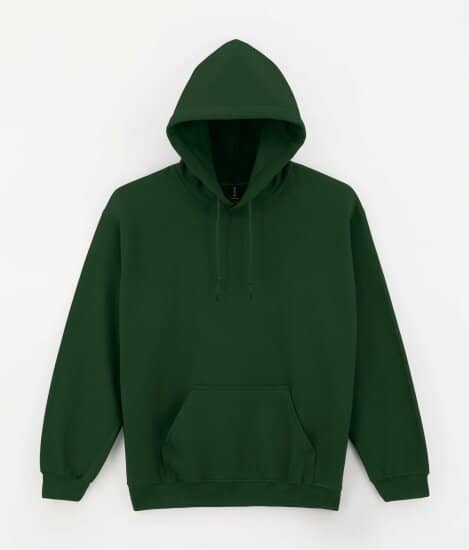 Hoodies in Forest Green: Heavy Blend Hooded Sweatshirt G18500 von Gildan