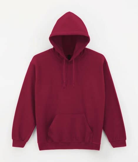 Hoodies in Garnet: Heavy Blend Hooded Sweatshirt G18500 von Gildan