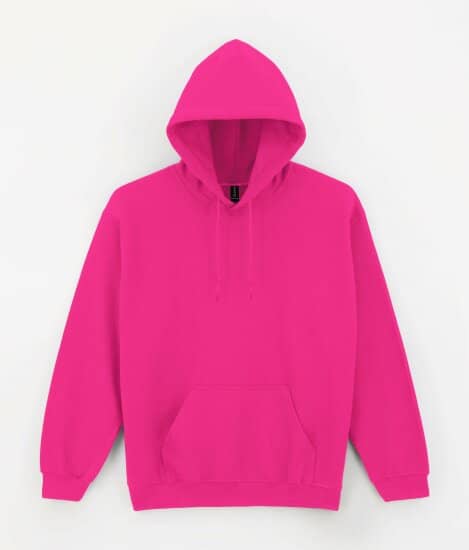 Hoodies in Heliconia: Heavy Blend Hooded Sweatshirt G18500 von Gildan