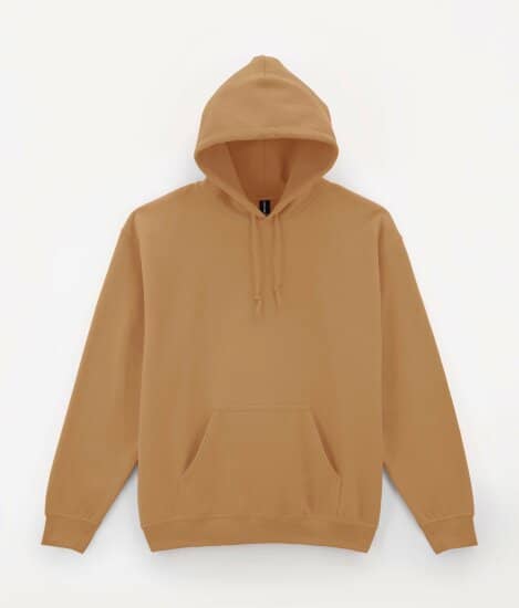 Hoodies in Old Gold: Heavy Blend Hooded Sweatshirt G18500 von Gildan