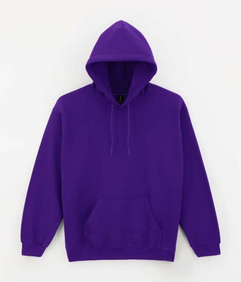Hoodies in Purple: Heavy Blend Hooded Sweatshirt G18500 von Gildan