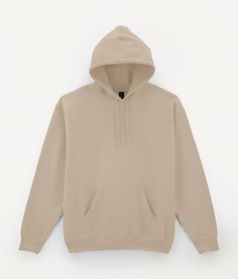 Hoodies in Sand: Heavy Blend Hooded Sweatshirt G18500 von Gildan