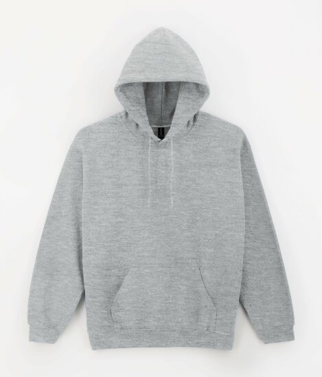 Hoodies in Sport Grey (Heather): Heavy Blend Hooded Sweatshirt G18500 von Gildan