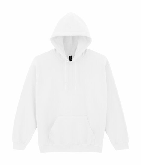 Hoodies in White: Heavy Blend Hooded Sweatshirt G18500 von Gildan