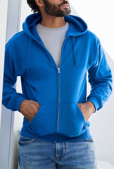 Jacken: Heavy Blend™ Full Zip Hooded Sweatshirt G18600 von Gildan