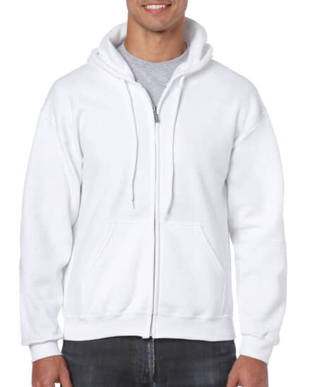 Jacken: Heavy Blend™ Full Zip Hooded Sweatshirt G18600 von Gildan