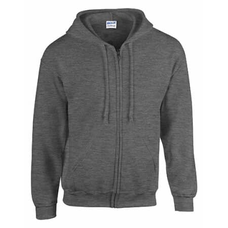 Gildan Heavy Blend™ Full Zip Hooded Sweatshirt Dark Heather