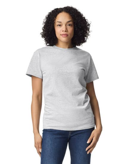 T-Shirts in Ash Grey (Heather): Ultra Cotton T-Shirt G2000 von Gildan