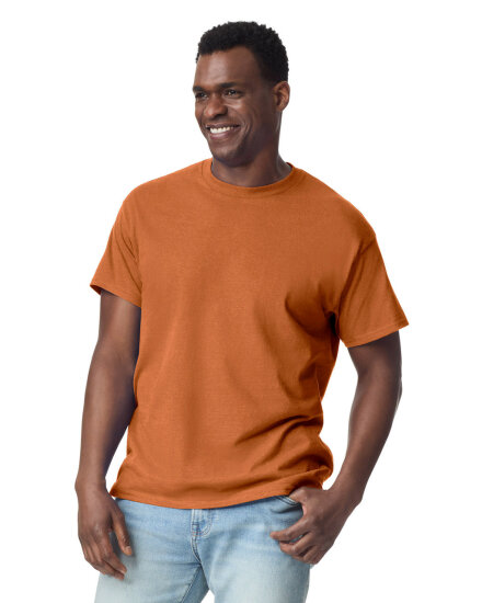 T-Shirts in Texas Orange: Ultra Cotton T-Shirt G2000 von Gildan