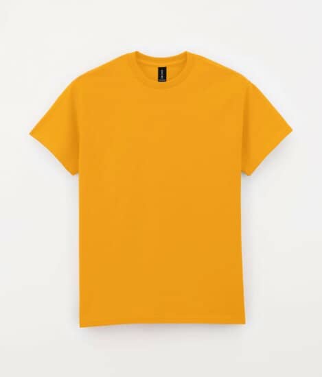 T-Shirts in Gold: Ultra Cotton T-Shirt G2000 von Gildan