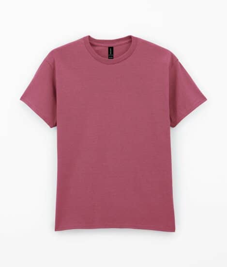 T-Shirts in Heather Cardinal: Ultra Cotton T-Shirt G2000 von Gildan