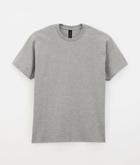 T-Shirts in Sport Grey (Heather): Ultra Cotton T-Shirt G2000 von Gildan