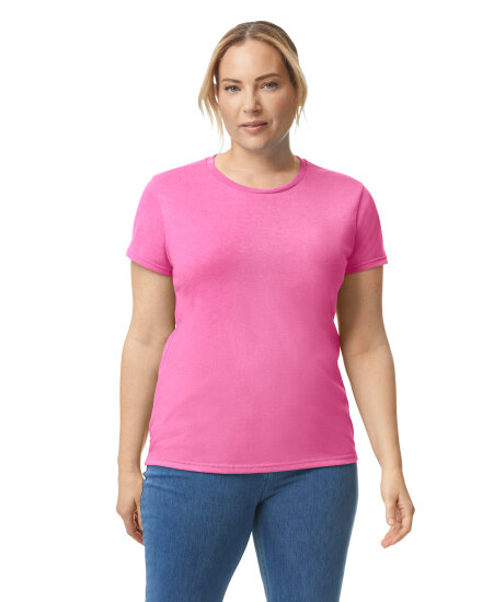 T-Shirts in Azalea: Heavy Cotton™ Ladies` T-Shirt G5000L von Gildan