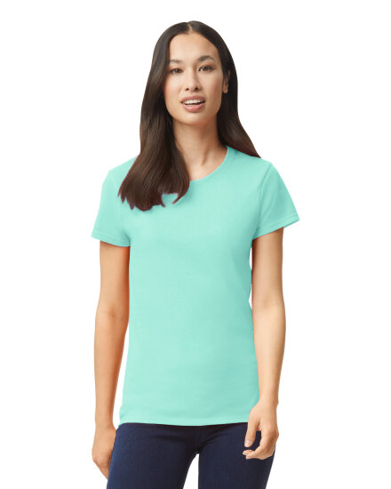 T-Shirts in Mint Green: Heavy Cotton™ Ladies` T-Shirt G5000L von Gildan