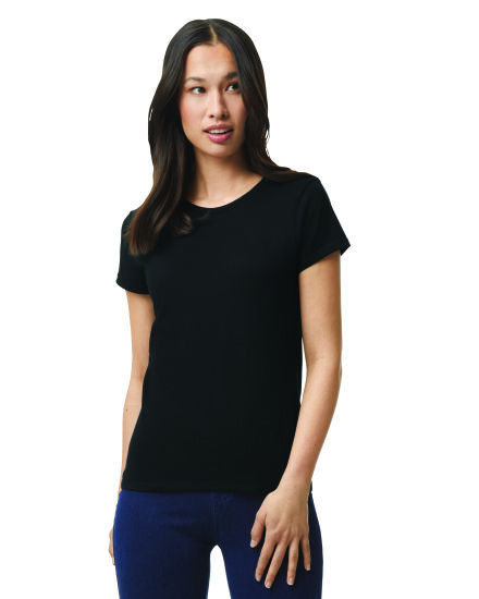 T-Shirts in Black: Heavy Cotton™ Ladies` T-Shirt G5000L von Gildan