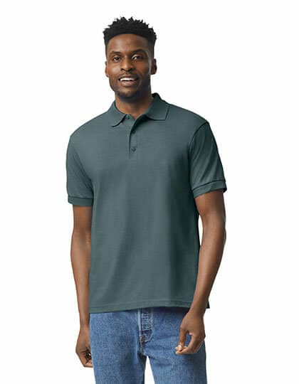 Poloshirts in Dark Heather: DryBlend® Jersey Polo G8800 von Gildan