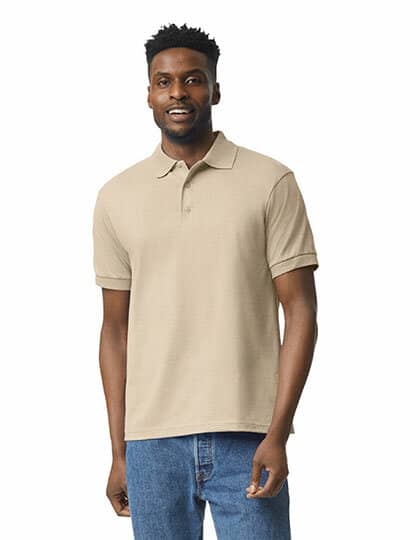 Poloshirts in Sand: DryBlend® Jersey Polo G8800 von Gildan