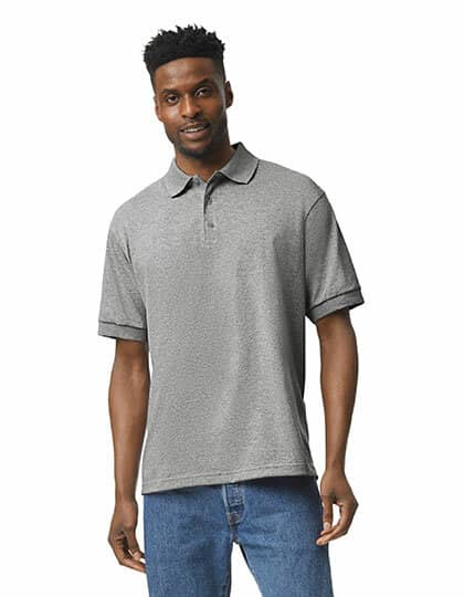 Poloshirts in Sport Grey (Heather): DryBlend® Jersey Polo G8800 von Gildan