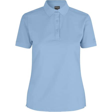 GEYSER by ID Funktionales GEYSER Poloshirt für Damen Hellblau