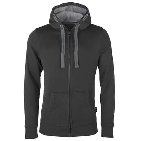 HRM Men´s Hooded Jacket Dark Grey