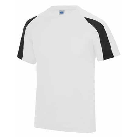 Just Cool Contrast Cool T Arctic White|Jet Black