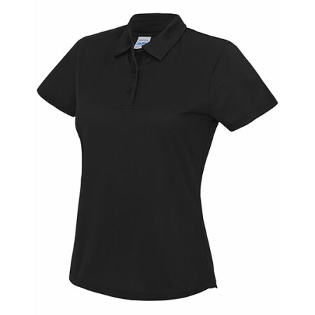 Just Cool Girlie Cool Polo Jet Black
