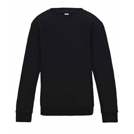 Just Hoods Kids` AWDis Sweat Deep Black
