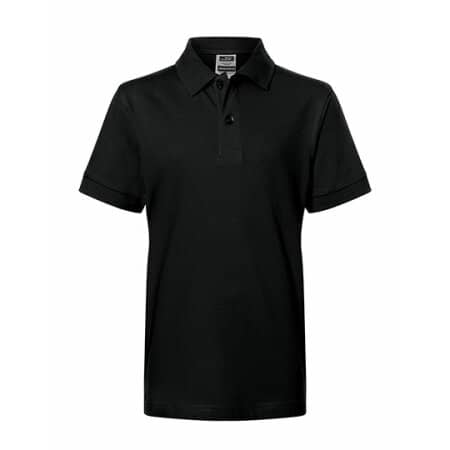 James+Nicholson Classic Polo Junior Black