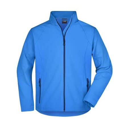 James+Nicholson Men`s Softshell-Jacket Azur