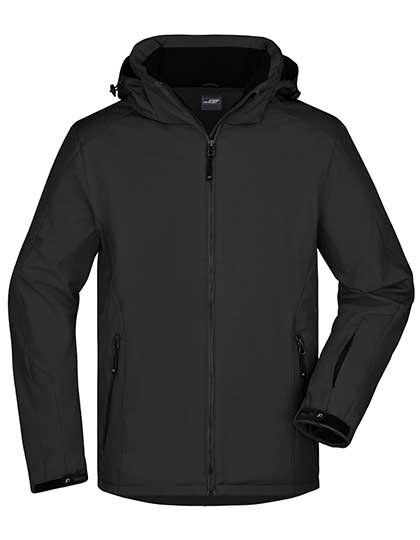 Jacken in Black: Men`s Wintersport Softshell JN1054 von James+Nicholson