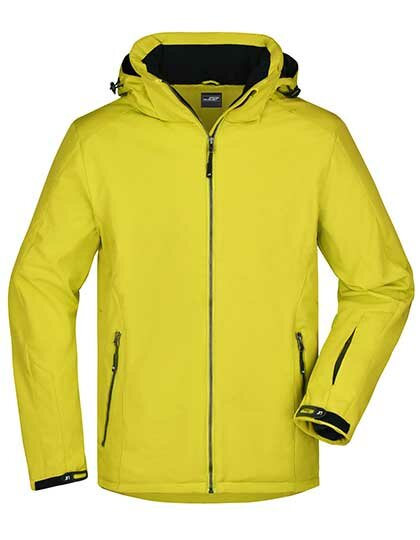 Jacken in Yellow: Men`s Wintersport Softshell JN1054 von James+Nicholson