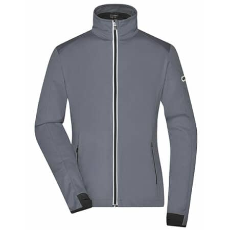 James+Nicholson Ladies` Sports Softshell Jacket Titan|Black