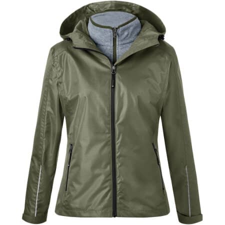 James+Nicholson Ladies´ 3-in-1-Jacket 