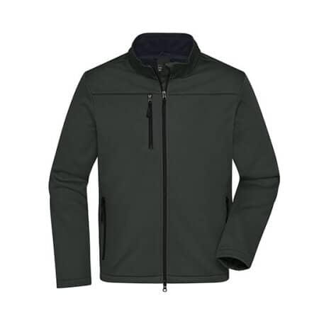 James+Nicholson Men`s Softshell Jacket JN1172 Graphite