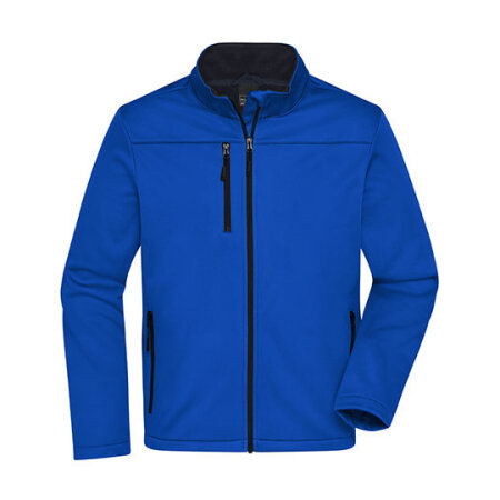 James+Nicholson Men`s Softshell Jacket JN1172 Nautic Blue