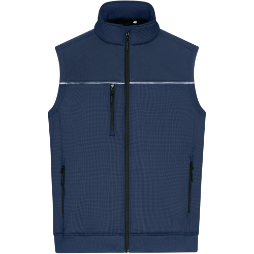 James & Nicholson Herren Steppweste – Maritime Vest, Wind- & Wasserabweisend