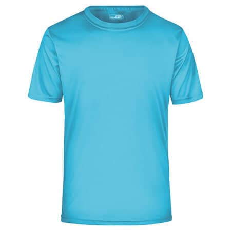 James+Nicholson Men`s Active-T Turquoise