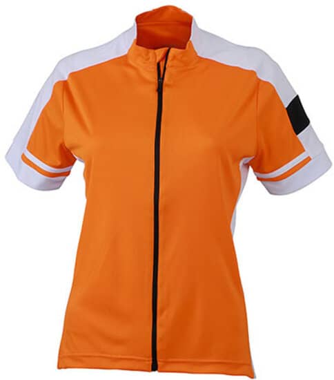T-Shirts in Orange: Ladies` Bike-T Full Zip JN453 von James+Nicholson
