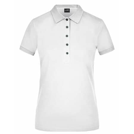 James+Nicholson Ladies` Pima Polo White